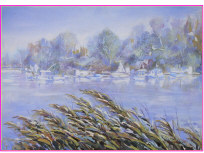 Barche sul fiume livenza a Caorle